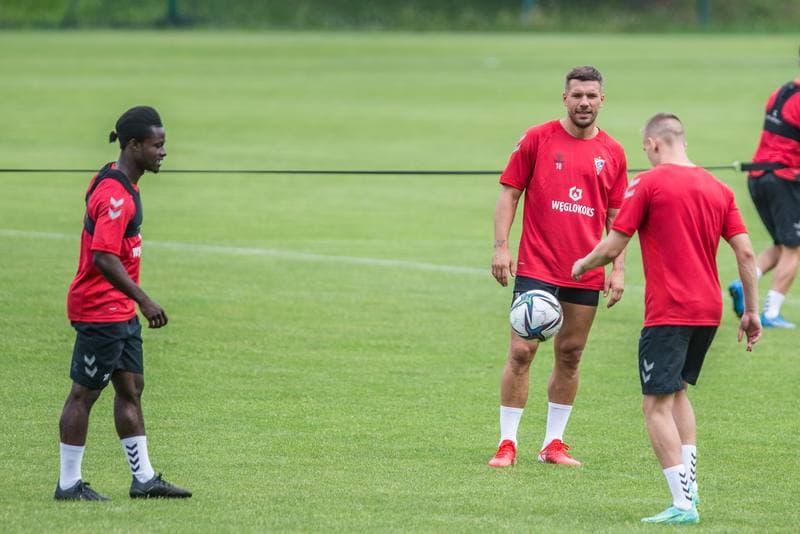 Football. Gornik Zabrze. Training. 09.07.2021