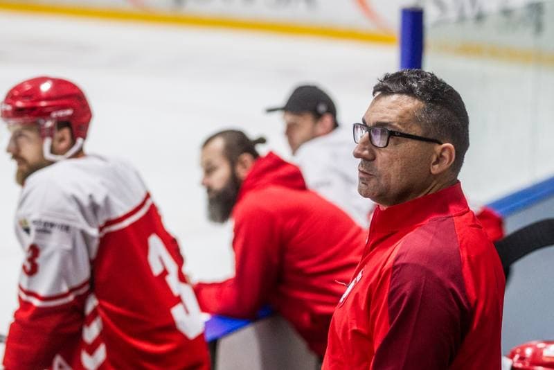 Ice Hockey. Sparing. Reprezentacja Polski - JKH GKS Jastrzebie. 22.08.2021