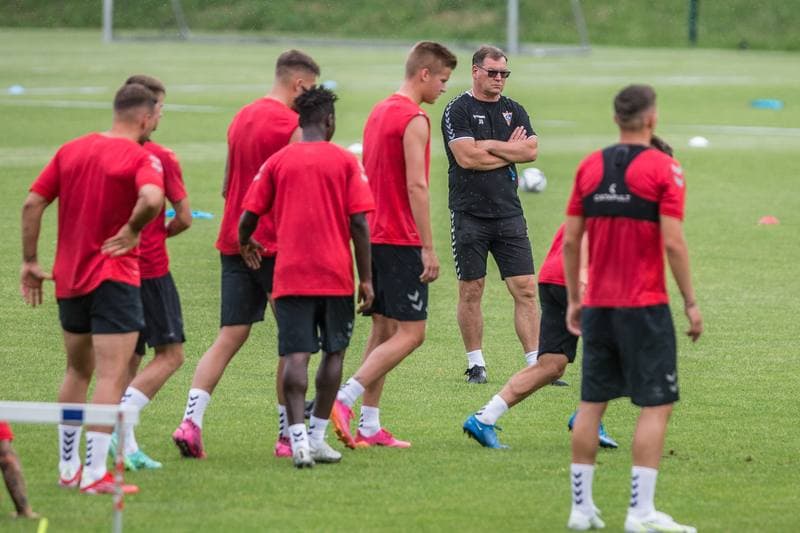 Football. Gornik Zabrze. Training. 09.07.2021