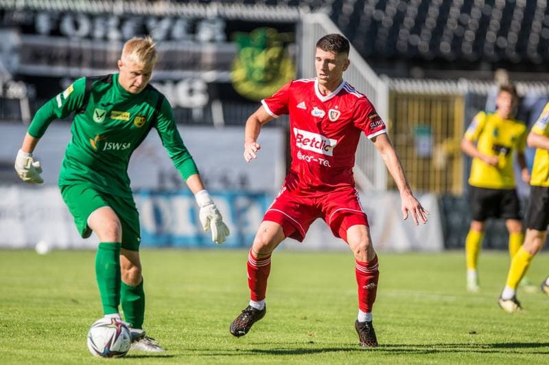 Football. Sparing. GKS 1962 Jastrzebie - Piast Gliwice. 10.07.2021