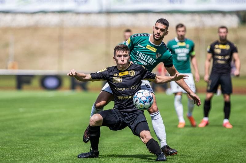 Football. Fortuna I Liga. Zaglebie Sosnowiec - Widzew Lodz. 08.08.2021