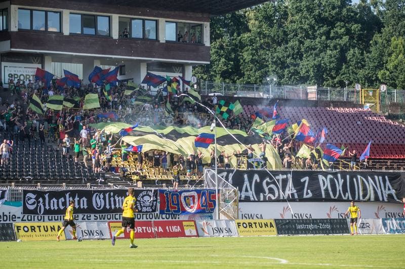 Football. Sparing. GKS 1962 Jastrzebie - Piast Gliwice. 10.07.2021