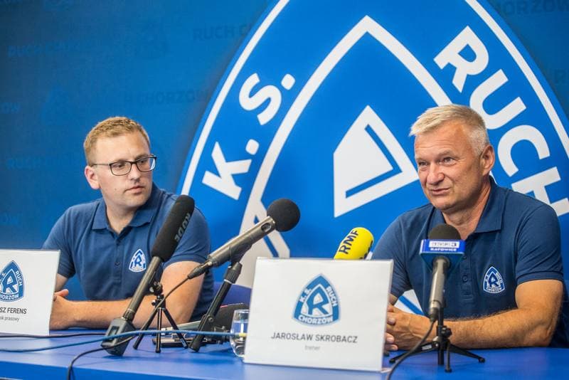 Football. Ruch Chorzow. Press Conference. 01.07.2021