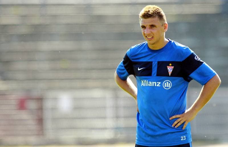 Football. Gornik Zabrze. Training. 07.01.2010