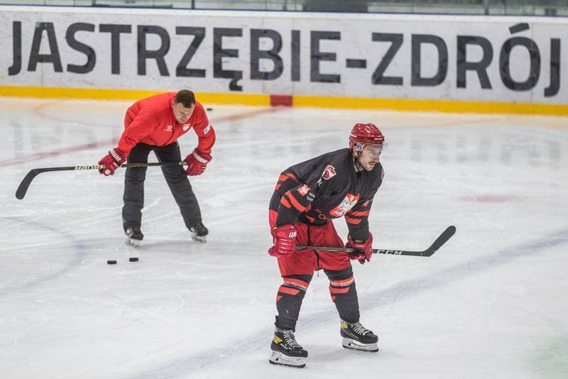 Ice Hockey. Poland national team. Training. 19.08.2021