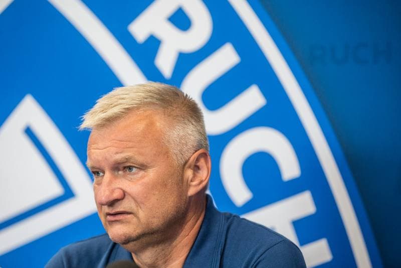 Football. Ruch Chorzow. Press Conference. 01.07.2021