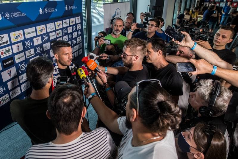 Football. Gornik Zabrze. Press Conference. 08.07.2021