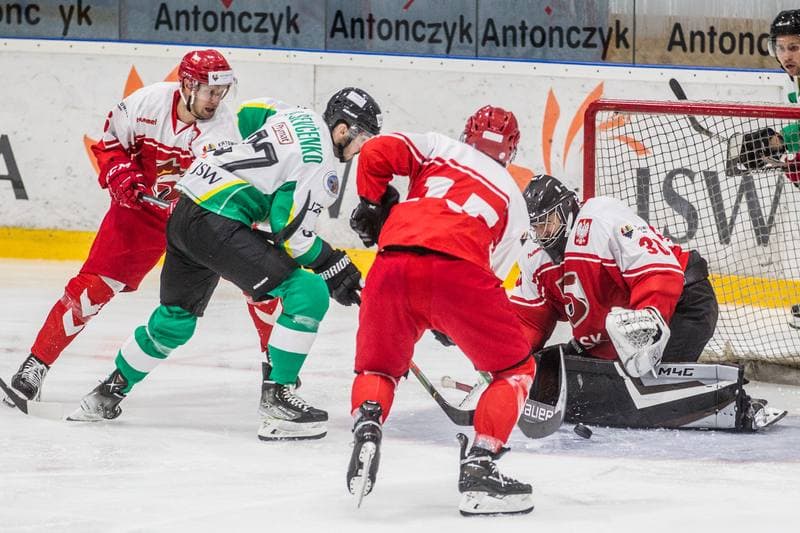 Ice Hockey. Sparing. Reprezentacja Polski - JKH GKS Jastrzebie. 22.08.2021