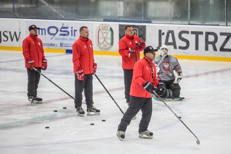 Ice Hockey. Poland national team. Training. 19.08.2021
