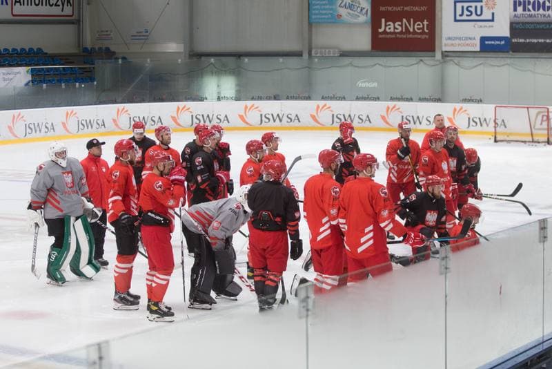 Ice Hockey. Poland national team. Training. 19.08.2021