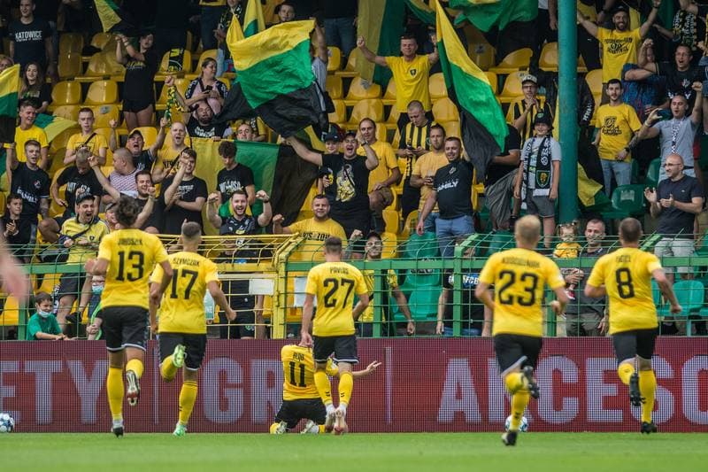 Football. Fortuna I Liga. GKS Katowice - Resovia Rzeszow. 31.07.2021