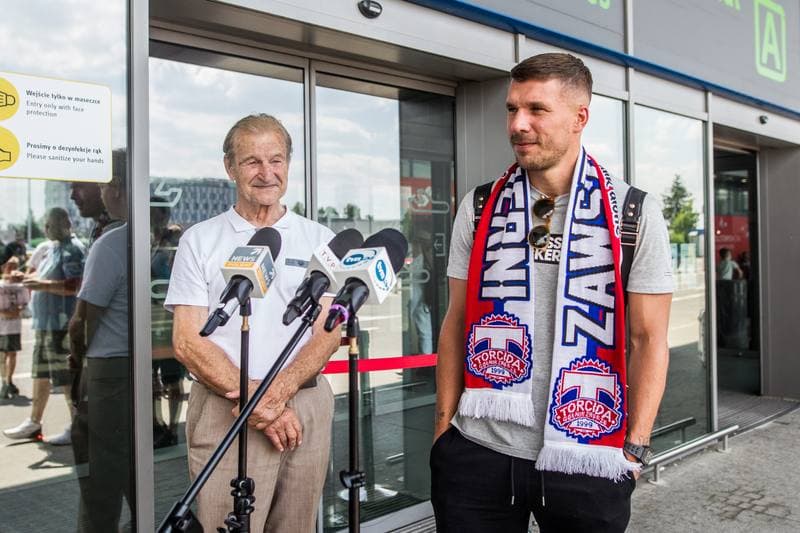 Football. Gornik Zabrze. Press Conference. 07.07.2021