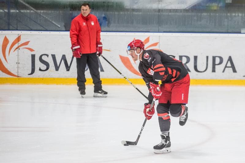 Ice Hockey. Poland national team. Training. 19.08.2021