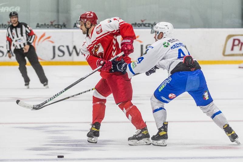 Ice Hockey. Sparing. Reprezentacja Polski - Re-Plast Unia Oswiecim. 20.08.2021