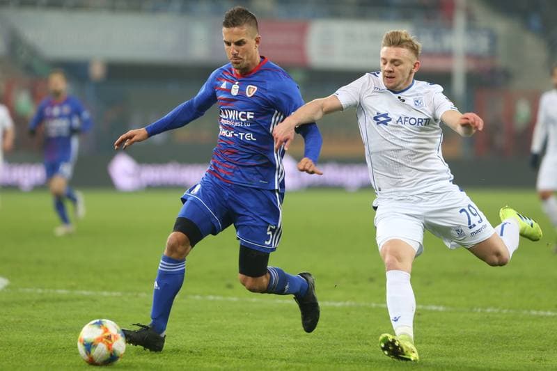 Football. PKO BP Ekstraklasa. Piast Gliwice - Lech Poznan. 15.02.2019