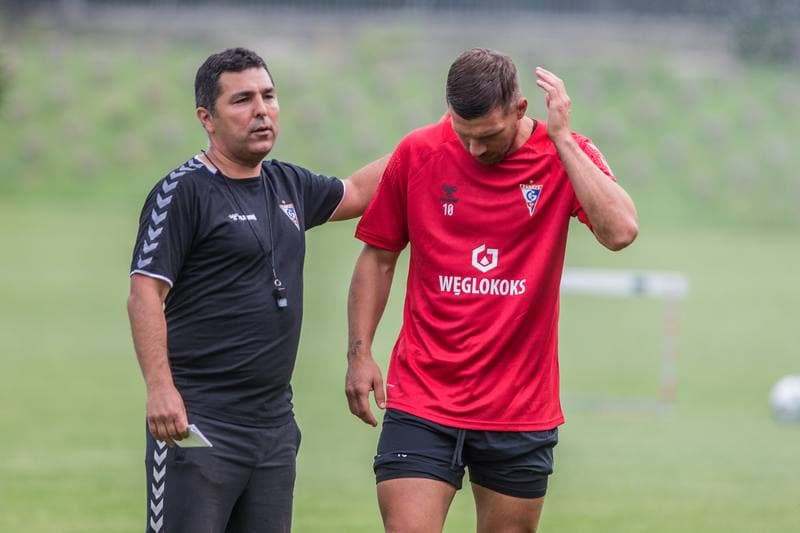 Football. Gornik Zabrze. Training. 09.07.2021