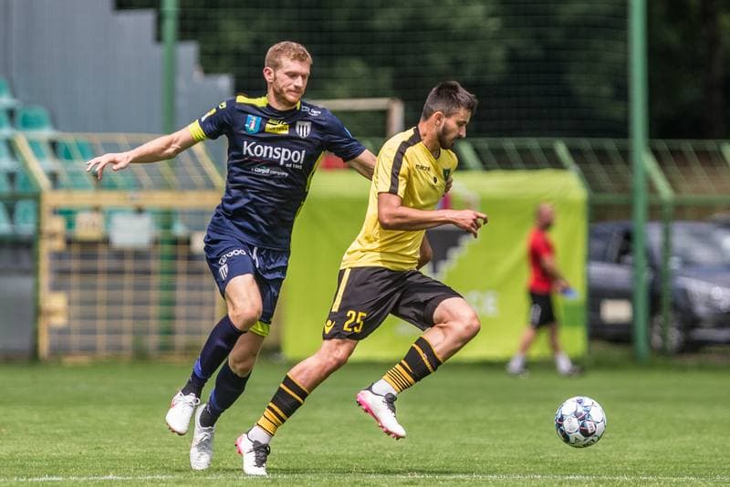 Football. Sparing. GKS Katowice - Sandecja Nowy Sacz. 10.07.2021