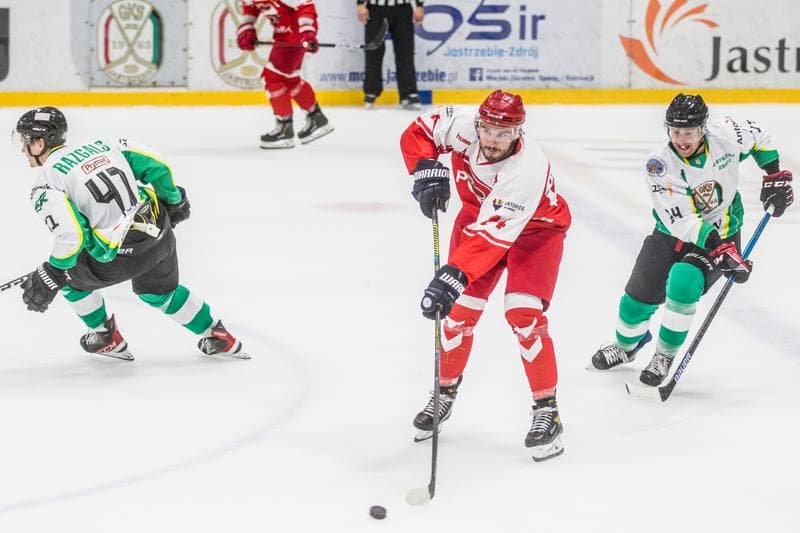 Ice Hockey. Sparing. Reprezentacja Polski - JKH GKS Jastrzebie. 22.08.2021