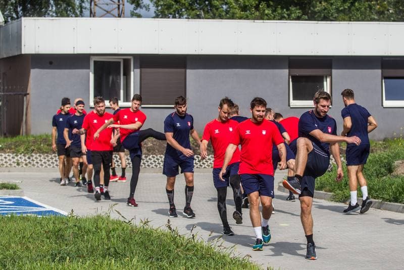 Ice Hockey. Poland national team. Training. 20.07.2021