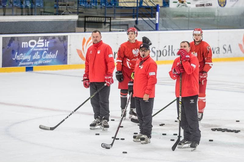 Ice Hockey. Poland national team. Training. 19.08.2021