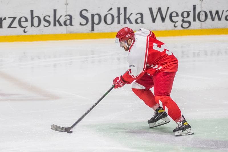 Ice Hockey. Sparing. Reprezentacja Polski - JKH GKS Jastrzebie. 22.08.2021