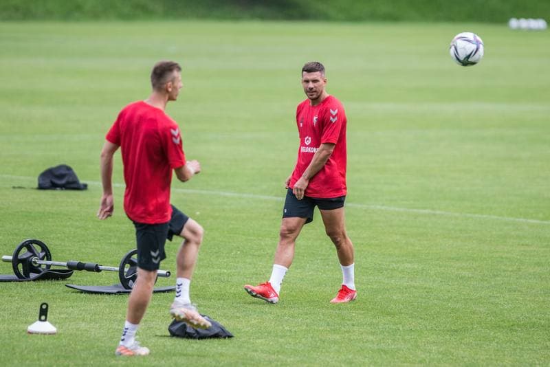 Football. Gornik Zabrze. Training. 09.07.2021