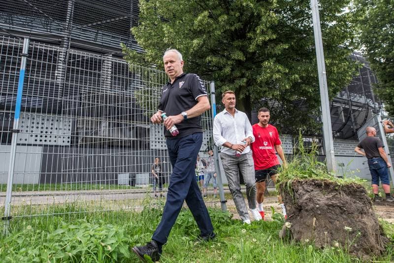Football. Gornik Zabrze. Training. 09.07.2021