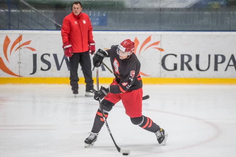 Ice Hockey. Poland national team. Training. 19.08.2021