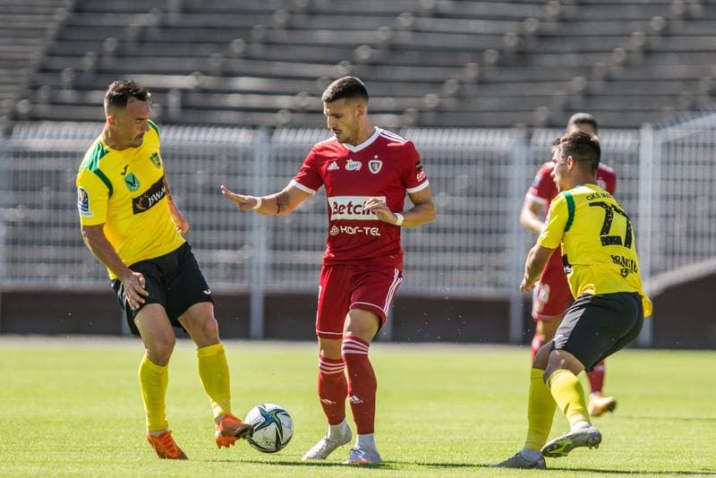 Football. Sparing. GKS 1962 Jastrzebie - Piast Gliwice. 10.07.2021