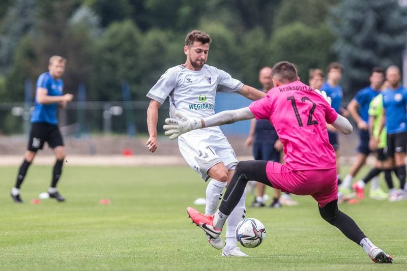 Football. Sparing. Gornik Zabrze - Puszcza Niepolomice. 03.07.2021