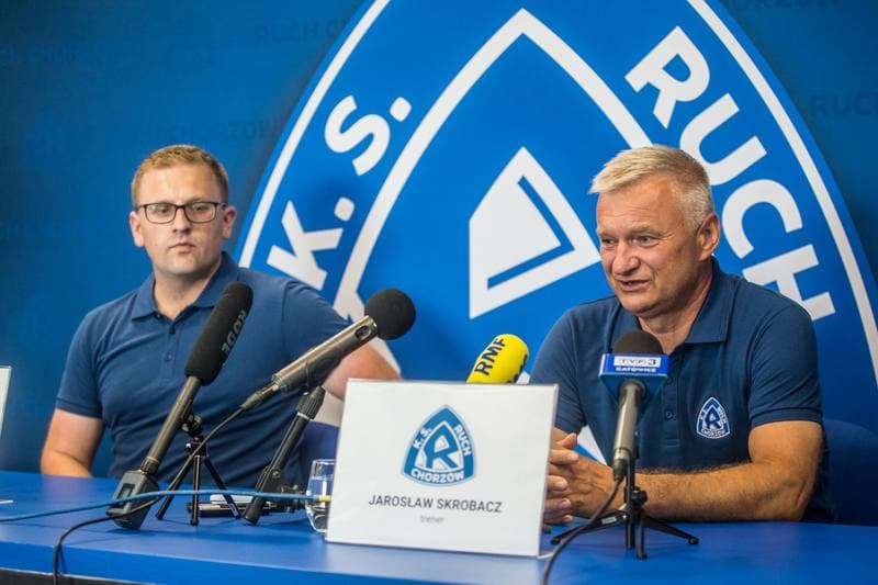 Football. Ruch Chorzow. Press Conference. 01.07.2021