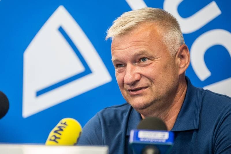 Football. Ruch Chorzow. Press Conference. 01.07.2021