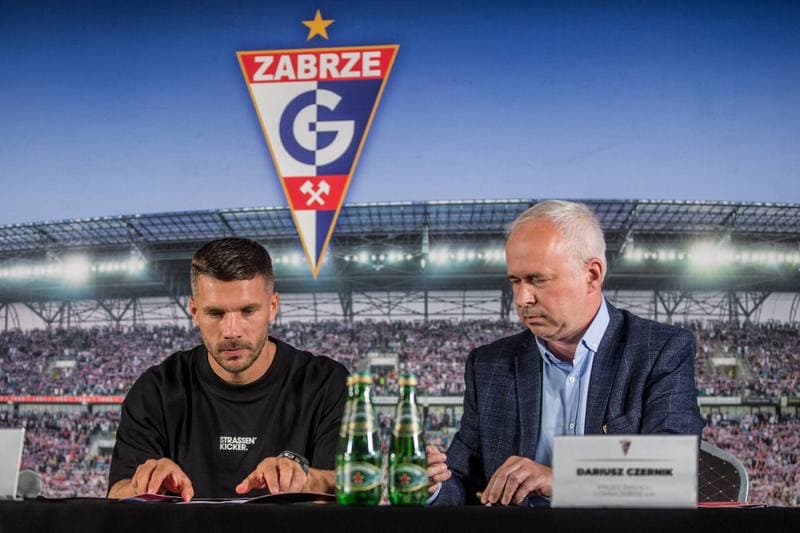Football. Gornik Zabrze. Press Conference. 08.07.2021