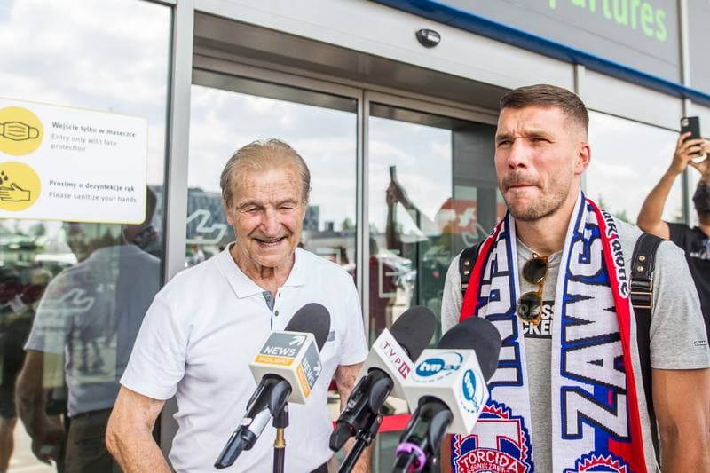 Football. Gornik Zabrze. Press Conference. 07.07.2021