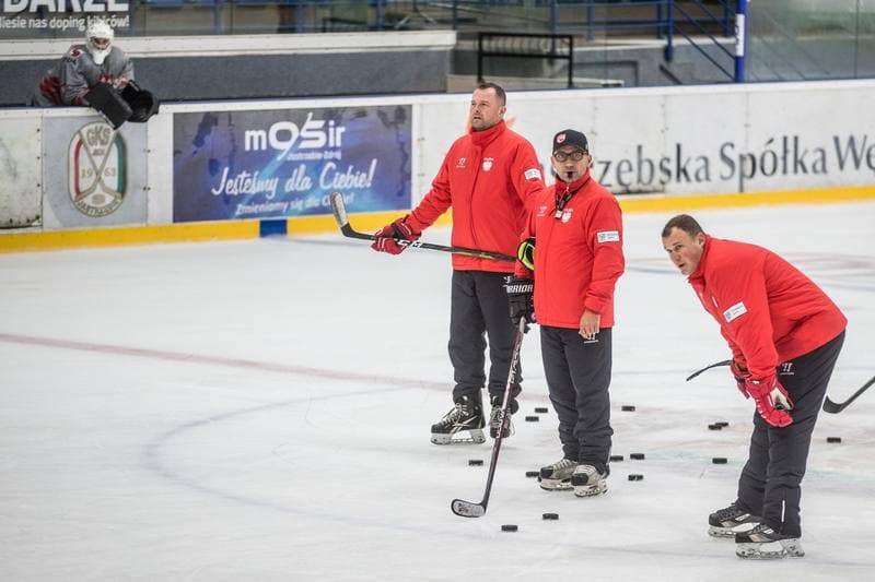 Ice Hockey. Poland national team. Training. 19.08.2021
