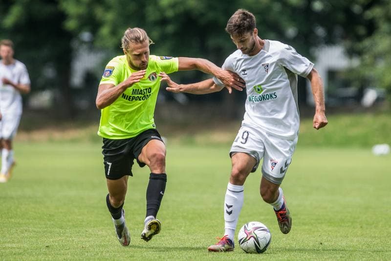 Football. Sparing. Gornik Zabrze - Puszcza Niepolomice. 03.07.2021