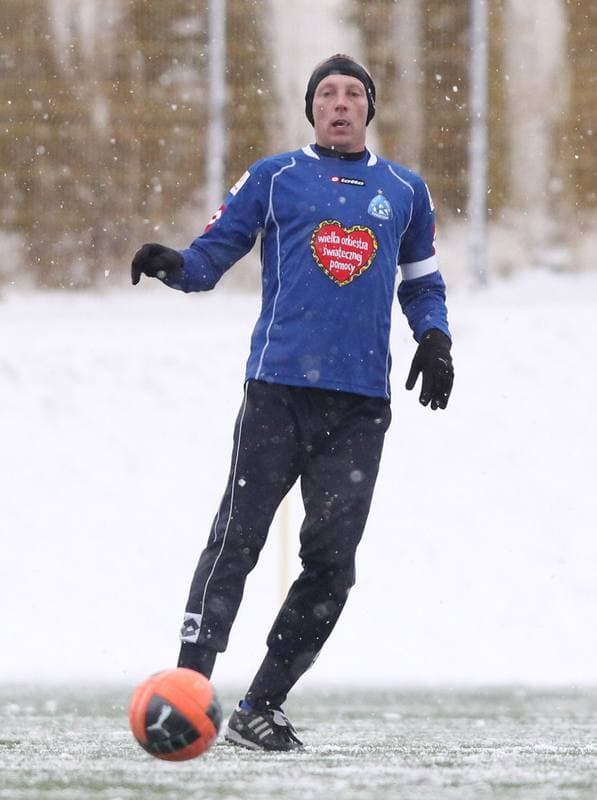 Football. Sparing. Rozwoj Katowice - Ruch Chorzow. 14.01.2012