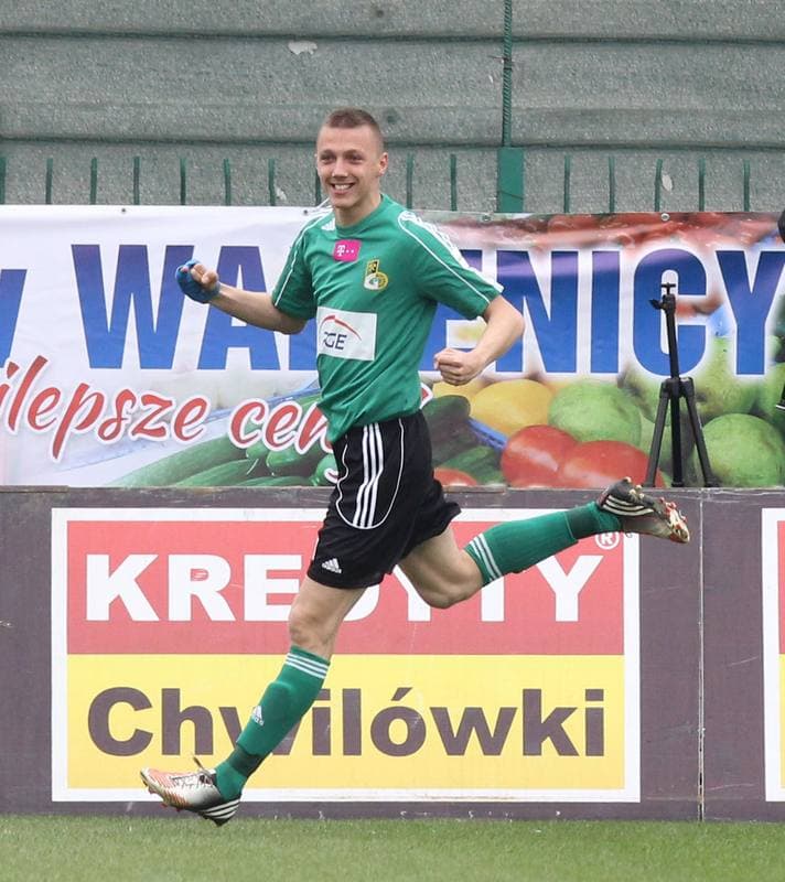 Football. T-Mobile Ekstraklasa. Podbeskidzie Bielsko-Biala - GKS Belchatow. 20.04.2013