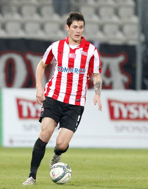 Football. T-Mobile Ekstraklasa. Cracovia Krakow - Zaglebie Lubin. 09.12.2013