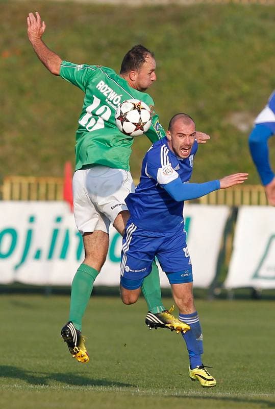 Football. II Liga Opolsko Slaska. Rozwoj Katowice - Nadwislana Gora. 15.11.2014