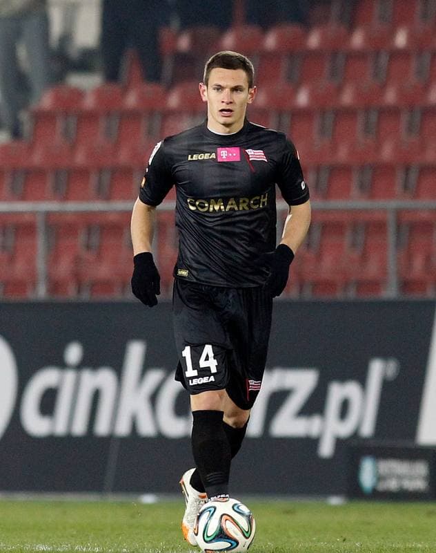 Football. T-Mobile Ekstraklasa. Cracovia Krakow - Gornik Zabrze. 24.11.2014