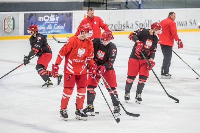 Ice Hockey. Poland national team. Training. 19.08.2021