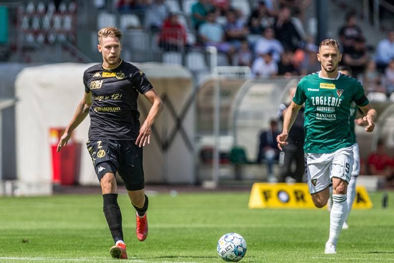 Football. Fortuna I Liga. Zaglebie Sosnowiec - Widzew Lodz. 08.08.2021