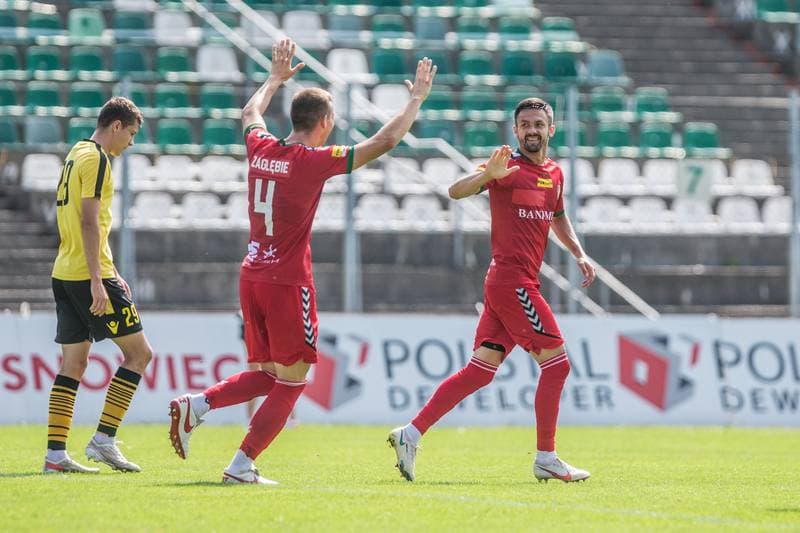 Football. Sparing. Zaglebie Sosnowiec - GKS Katowice. 17.07.2021
