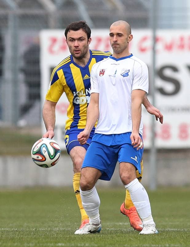 Football. I Liga. MKS Kluczbork - Arka Gdynia. 26.03.2016