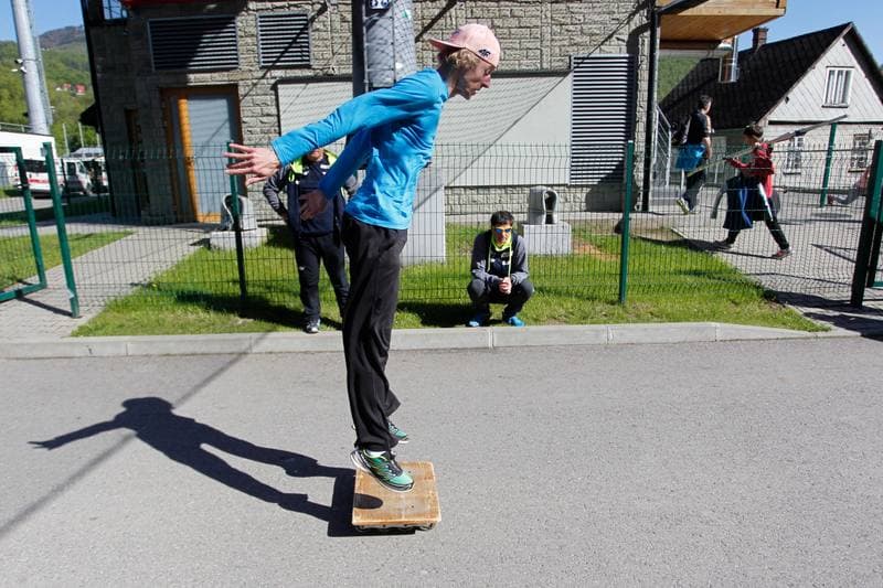Ski Jumping. Poland national team. Training. 12.05.2016