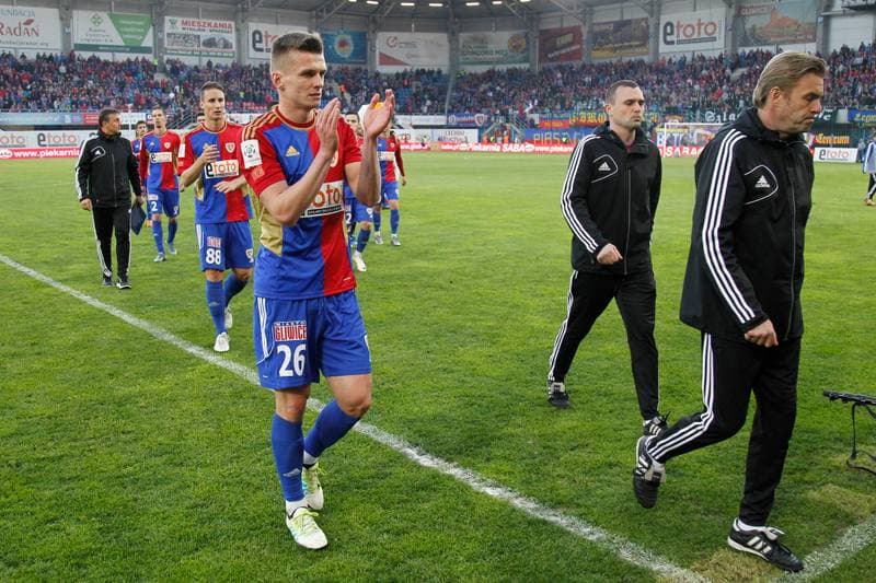 Football. Ekstraklasa. Piast Gliwice - Zaglebie Lubin. 15.05.2016