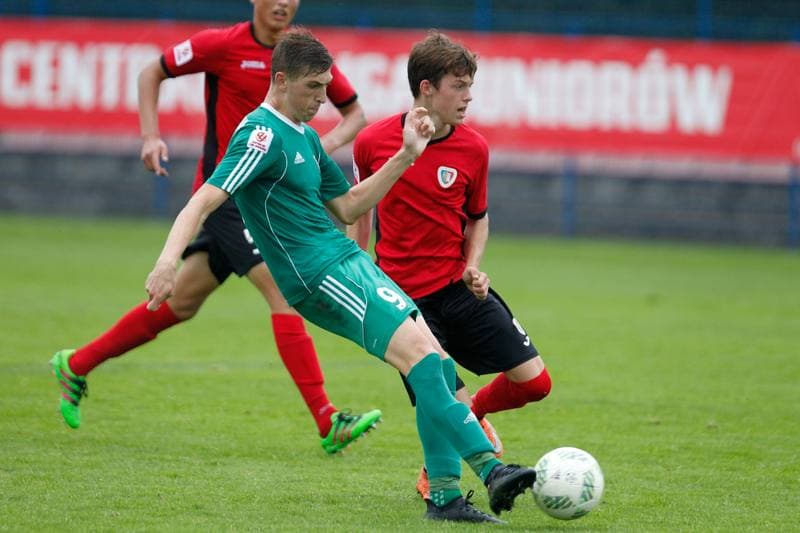 Football. Centralna Liga Juniorow. Piast Gliwice - Slask Wroclaw. 17.09.2016