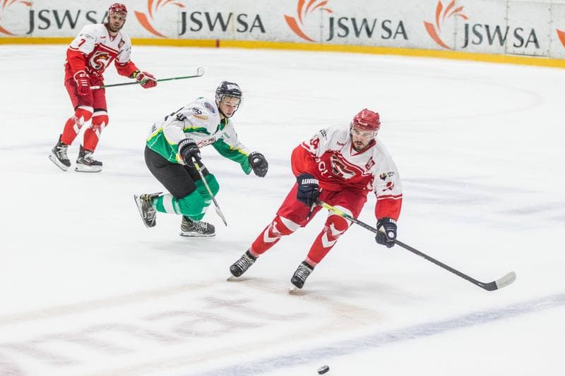 Ice Hockey. Sparing. Reprezentacja Polski - JKH GKS Jastrzebie. 22.08.2021