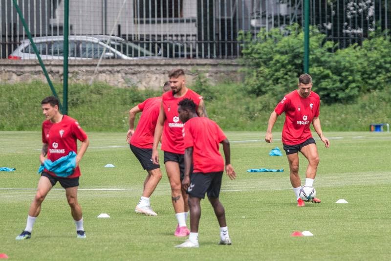 Football. Gornik Zabrze. Training. 09.07.2021